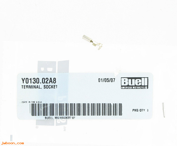   Y0130.02A8 (Y0130.02A8): Terminal, socket - NOS - Buell XB, 1125R