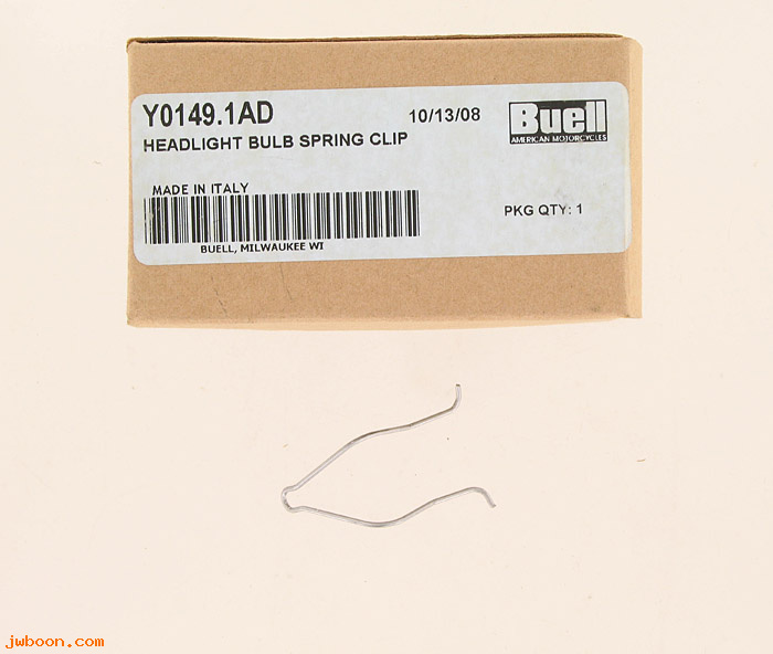   Y0149.1AD (Y0149.1AD): Spring clip, headlight bulb - NOS - Buell XB, 1125R