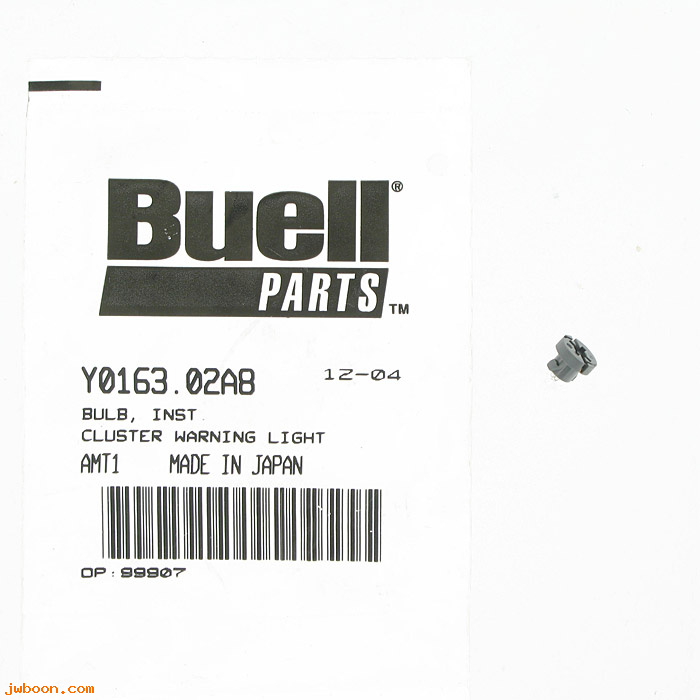   Y0163.02A8 (Y0163.02A8): Bulb, instrument cluster warning light - NOS